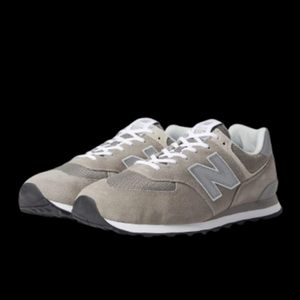 New Balance 574 Classic Running Mens Size 10.5D Grey White Silver